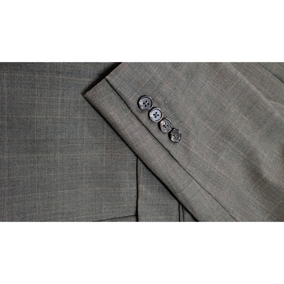 Ralph Lauren Men's Brown Plaid Wool Blazer Sport Coat Jacket Dillard's Exclusive - Picture 11 of 11